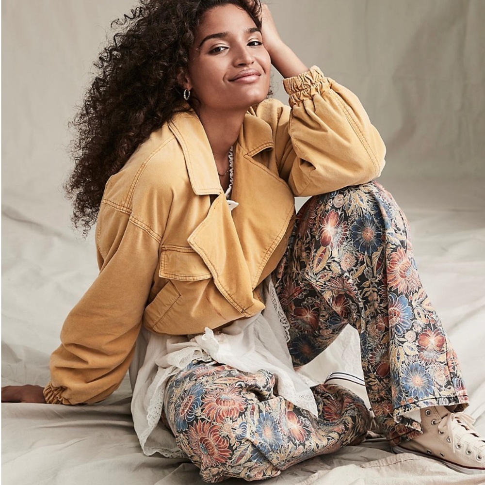 NWT Free People Sure Thing Bomber Jacket